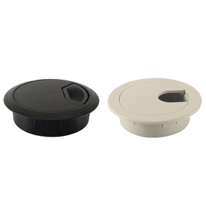 <b>Round</b> Plastic Cable Management <b>Box</b> With Cover For Desk Wire Organization 35 50 53 60 Mm - Product Image 1