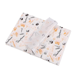 Printed Sandwich Colorful Greaseproof Paper For Food Wrapping Paper