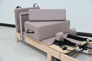 Oak <b>Foldable</b> Adjustable Reformer Multifunctional Home Fitness Equipment, Portable & for Yoga ARF01-X Solid Wood <b>Foldable</b> Frame D - Product Image 6