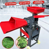 Broyeur multifonctionnel pour herbe, pulvérisateur d'aliments pour bétail, moulin à grains, machine à broyer le fourrage pour le foin, l'ensilage, la paille et les fourrages frais