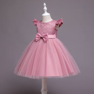 Robes de fête pour bébé de style européen <span class=keywords><strong>d</strong></span>'un an Robes de <span class=keywords><strong>demoiselle</strong></span> <span class=keywords><strong>d</strong></span>'<span class=keywords><strong>honneur</strong></span> à motifs de fleurs pour filles Robes pour anniversaire - Product Image 4
