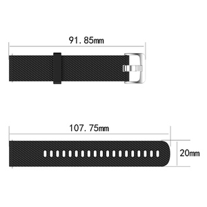 Silicone Sport Montre De Remplacement Sangles Pour <span class=keywords><strong>Garmin</strong></span> Vivoactive 3 <span class=keywords><strong>Vivomove</strong></span> <span class=keywords><strong>HR</strong></span> Bandes de Montre - Product Image 2