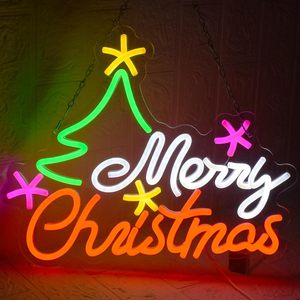 Merry Christmas neon <b>sign</b> Adjustable brightness LED <b>sign</b> USB Powered Acrylic neon light <b>sign</b> Bedroom party lighting - Product Image 6