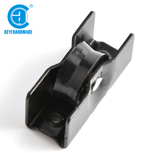 Fabrikada ağır slayt upvc alüminyum çift pencere kapı sürgülü pencere silindiri tekerlekler kasnak demir ile güney amerika - Product Image 3
