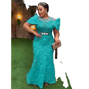 beaded ankara dresses Golden Atelier Yellow Bow Beaded Halter Maxi Dress main image 0