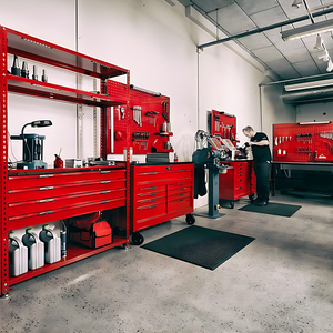 Cao nhà để xe lưu trữ tủ kim loại nhà để xe lưu trữ làm việc băng ghế dự bị và tủ Modular hội thảo công cụ tủ nhà để xe Tủ lưu trữ - Product Image 4