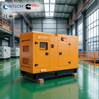 Générateur diesel Cummings Super Silent Open 160 kVA 200 kVA 250 kVA, générateur diesel professionnel à haut rendement énergétique pour hôpital