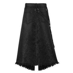 Européenne et Américaine <span class=keywords><strong>Dark</strong></span> Rock Punk Ashes Série Gothique Asymétrique Demi Jupe Vêtements pour Hommes - Product Image 2