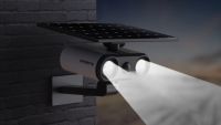 Lampes solaires LED avec capteur de mouvement, étanches IP65, montage mural, panneau solaire rechargeable, panneau solaire monocristallin, lampes solaires de jardin