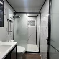 Conteneur de maisonnette moderne et écologique de 40 pieds, extensible et pliable, avec portes en bois, conception télescopique, fabriqué en Chine