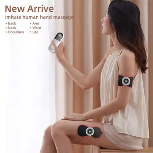 Mini stimulateur musculaire électronique rechargeable, soins de santé personnels, pâte, tens unité, masseur tens ems mini masseur