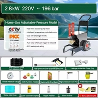 Nettoyeur haute pression électrique de qualité commerciale, 2800W, portable, robuste, pour le nettoyage des allées et des patios