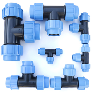 <strong>Compression</strong> <strong>Fittings</strong> Manufacturer Wholesale 20 25 32 40 50 All Types Size PP <strong>Compression</strong> <strong>T</strong> Joint Tee for Agriculture Irrigation - Product Image 4