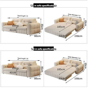 <span class=keywords><strong>Divano</strong></span> <span class=keywords><strong>Letto</strong></span> pieghevole 3 posti moderno personalizzabile <span class=keywords><strong>Divano</strong></span> <span class=keywords><strong>Letto</strong></span> con <span class=keywords><strong>contenitore</strong></span> in tessuto & caricatore USB per camere da <span class=keywords><strong>Letto</strong></span> - Product Image 4