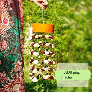 Nut Shell Wind <b>Chime</b> <b>Bell</b> Sound Therapy Instrument Sound Healing for Relaxation Home Decor - Product Image 6
