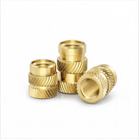 Inserts filetés à sertir à chaud en laiton M1 M2 M3 M4 M5 M6 M8 à motif chevron, fixations pour impression 3D et plastiques