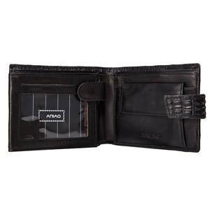 Portafogli da uomo in vera pelle <span class=keywords><strong>portafoglio</strong></span> con blocco Rfid Bifold a grana di <span class=keywords><strong>coccodrillo</strong></span> all'ingrosso della fabbrica alla moda - Product Image 5