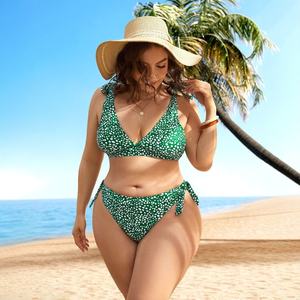 Logo personnalisé 2025 Nouvel arrivage <span class=keywords><strong>Maillot</strong></span> <span class=keywords><strong>de</strong></span> <span class=keywords><strong>bain</strong></span> grande taille Sexy deux pièces pour femmes avec <span class=keywords><strong>bas</strong></span> taille haute <span class=keywords><strong>Maillot</strong></span> <span class=keywords><strong>de</strong></span> <span class=keywords><strong>bain</strong></span> léopard grande taille - Product Image 3