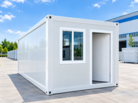 Maisons conteneurs préfabriquées en usine, bureaux modulaires pliables, hébergement pour chantier de construction