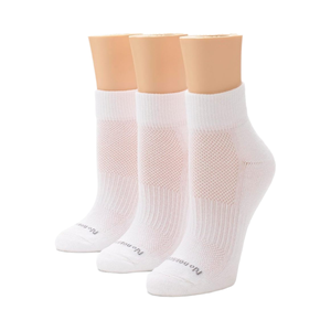No Nonsense Premium Comfort Women Quarter Top Calcetines tobilleros Malla acolchada de punto para la temporada de otoño Logo en el cuerpo - Product Image 1