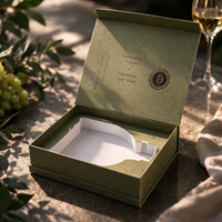 Boîte cadeau de luxe personnalisée pour bouteille de vin avec insert en satin – Fournisseur d'emballages haut de gamme