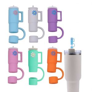 Lot de capuchons de paille en silicone réutilisables, personnalisés, mignons, avec motifs infirmière, chapeau de cowboy, nœud et baskets de sport, pour pailles de 8-12mm - Product Image 3