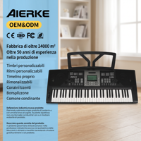 Piano électronique intelligent AIERKE K280, 61 touches, instruments de musique, clavier de piano