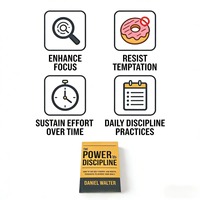 Le Pouvoir de la Discipline par Daniel Walter, Autocontrôle, Résilience Mentale, Fixation d'Objectifs, Habitudes Quotidiennes, Amélioration Personnelle, Livre de Lecture