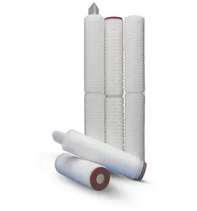 Code7 Pleated Cartridges Hydrophilic PTFE Filter Cartridges 0.2 Micron Filter Fermenter Inlet Air and Exhaust