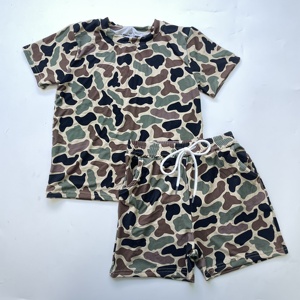 Pigiama mimetico all'ingrosso per neonati con cerniera, in fibra di bambù, coordinato per la famiglia, personalizzabile con logo, pronto per la spedizione (RTS) - Product Image 2