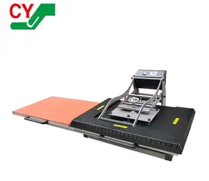 Imprimante d'étiquettes à sublimation manuelle à double station 80x100 60x80cm presse à chaud grand format