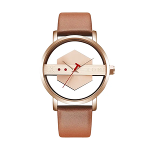 Nuevo Reloj de Cuarzo con Esfera Redonda, Correa de Cuero, Reloj de Pulsera para Hombre, Alta Calidad, Diseño Hueco, Deportivo, Masculino - Product Image 6