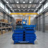 Presse à balles hydraulique manuelle de 28 tonnes pour le recyclage des déchets métalliques et plastiques