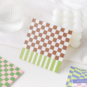 Bloc-notes autocollant OEM à lignes personnalisées en forme de grille Vente en gros Bloc-notes <span class=keywords><strong>repositionnables</strong></span> d'usine pour bureau, école, étudiant, entreprise - Product Image 2