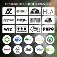 Échantillons gratuits Chaussette antidérapante personnalisée de haute qualité Chaussettes de football athlétiques Chaussettes de football antidérapantes