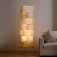 C-355 Wabi-Sabi Lampe en papier de riz Noguchi Isamu de style japonais pour les décorations de table de mariage Art fait à la main pour les décorations vivantes
