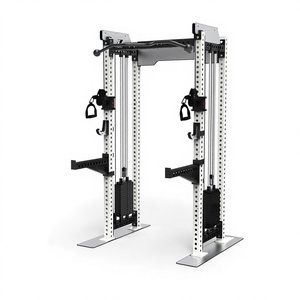 Unisex Comp rehen sive Trainer Half Frame Lang hantel & Bank Lifting Rack Multifunktion ale Smith Maschine - Product Image 1