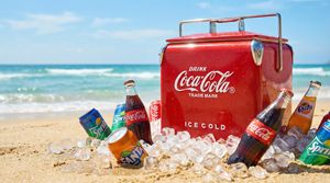 Kotak Pendingin Logam Retro Luar Ruangan 13 Liter Portabel untuk Berkemah, Bepergian, BBQ, RV, Piknik, Pesta, Memancing, Rumah Tangga, Kotak Es - Product Image 2