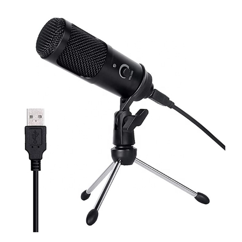 Micrófono condensador USB Streaming Podcast micrófono profesional estudio cardioide micrófono para Skype YouTube Gaming grabation
