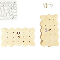 Estuche de Lápices de Felpa con Forma de Galleta de Sándwich, Estuche de Papelería de Felpa Suave para Niñas, Niños, Estudiantes, Oficina, Almacenamiento Escolar