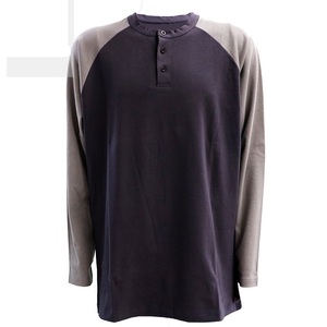 Vêtements de travail ignifuges industriels personnalisés NFPA2112, chemise FR à manches longues, Henley à trois boutons, t-shirts à col rond - Product Image 3