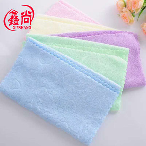 Toalla de Mano de Microfibra Xinshang con Relieve, 30x60cm, Secado Rápido, Absorbente, para Uso Doméstico, Colores Mezclados, Rectangular, Color Sólido - Product Image 1