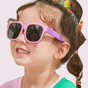 2023 nouveau extérieur coloré pliable enfants lunettes de <span class=keywords><strong>soleil</strong></span> garçon Protection solaire UV protection lunettes de <span class=keywords><strong>soleil</strong></span> pour bébé filles lunettes - Product Image 2