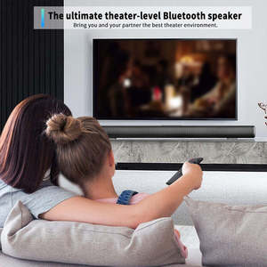 Barra de Sonido Inalámbrica Bluetooth para TV, Sonido Envolvente Estéreo y Adaptador, Calidad de Audio Superior para Cine en Casa - Product Image 2