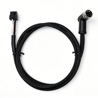 Câble de raccordement Hongjixin coudé à 90 degrés M12 vers 8 broches PH3.0, fil de cuivre étamé UL1007 20AWG, 0,5 m pour machines d'automatisation