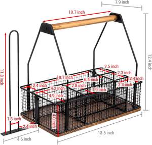<span class=keywords><strong>Caddy</strong></span> portátil para parrilla de barbacoa para acampar con soporte para toallas de papel, almacenamiento de utensilios de Metal para exteriores, <span class=keywords><strong>Caddy</strong></span> para parrilla de <span class=keywords><strong>Picnic</strong></span> que ahorra espacio - Product Image 2