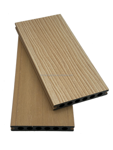 Wpc grey Brown hai mặt co-đùn boong kép màu Composite sàn cho các ứng dụng tầng hầm vườn ngoài trời - Product Image 5