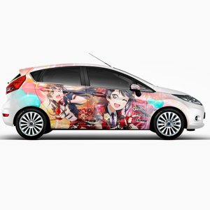 Venta al por Mayor de Love Live! Vinilo Decorativo para Autos del <span class=keywords><strong>Anime</strong></span> School Idol Project 01, Diseño de Vinilo para Autos, Vinilo de Alta Calidad, Tamaño Universal, Precio de Fábrica - Product Image 2