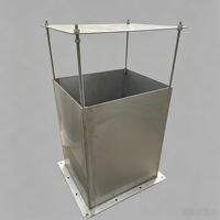 Fabrication sur mesure de tôlerie en acier inoxydable, prototypage rapide, support d'équipement soudé, cadre de support d'équipement en tôle