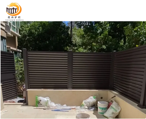 Patio Granja Diseño horizontal moderno Panel de valla de tira de aluminio Valla de privacidad de patio trasero a prueba de clima - Product Image 6